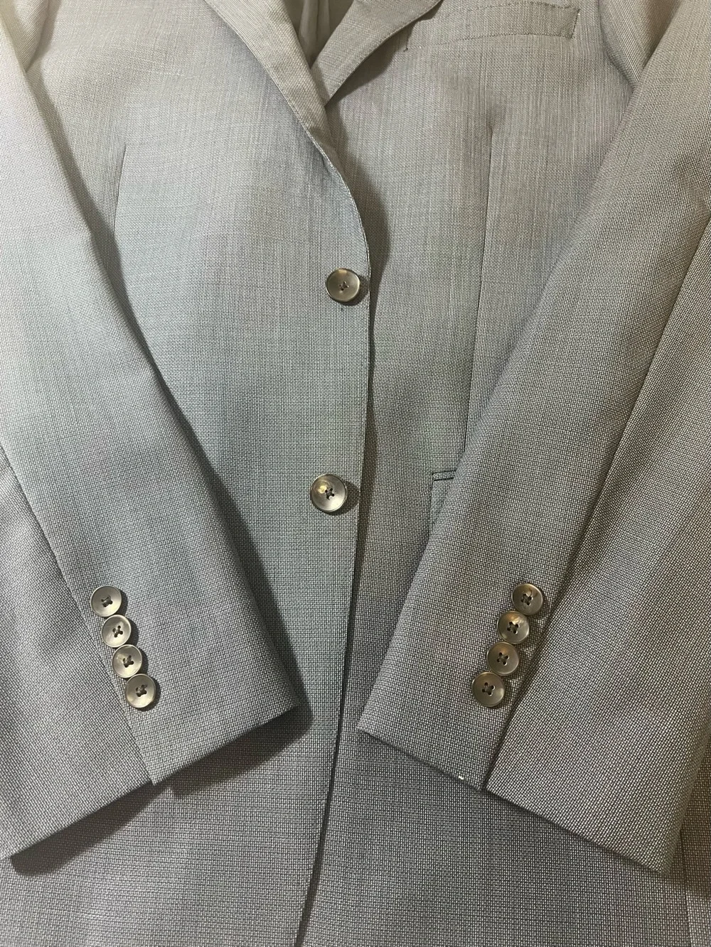 Hart Schaffner Marx Men's Dark Blue Two-Button Sport Coat